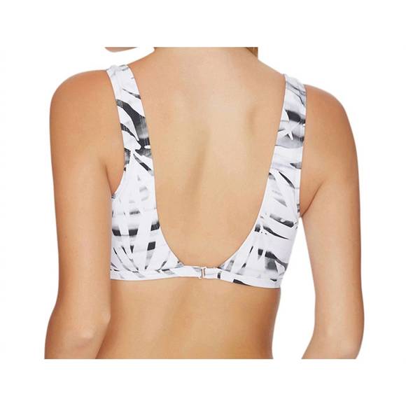 NEW REEF tie front bralette bikini top in ree desert palm - Picture 2 of 3